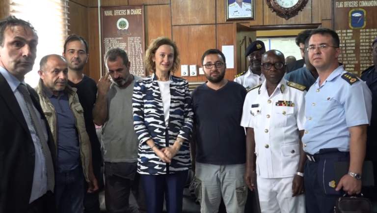 Ghana Navy Rescue 8 Turkish Crewmen Attacked In Nigeria Waters