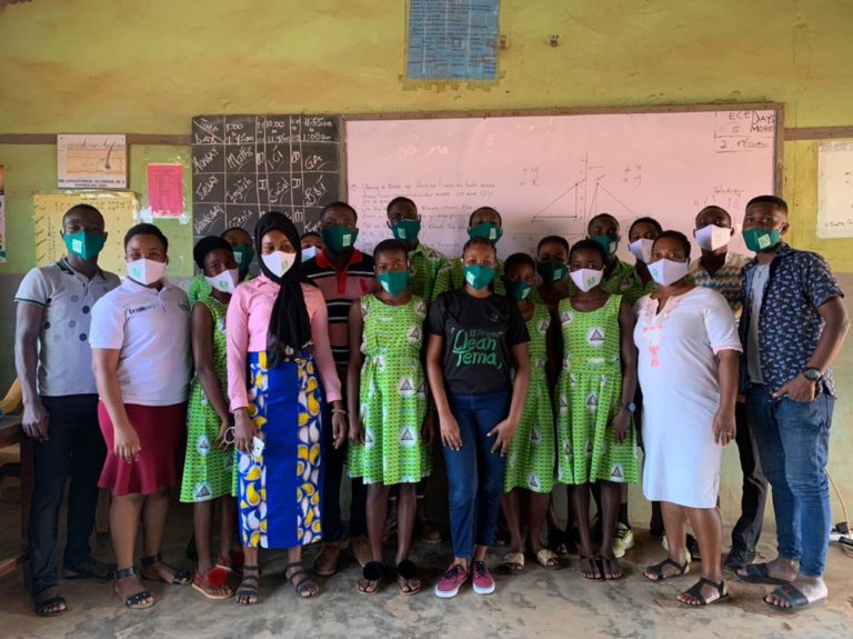 LaLOC Foundation Donates Face Masks, Other Items To Basic Schools In Tema Newtown