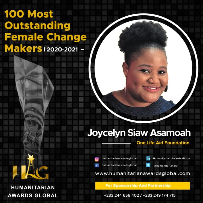 OLAF’s Joycelyn Siaw-Asamoah Among 100 Most Outstanding Female Change Makers From Ghana