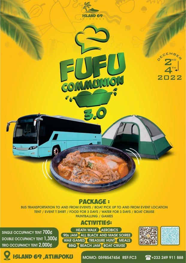 Fufu Communion Train Hits Akosombo Island On December 2-4