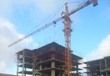 The construction works by DHM ongoing on Plots M3, m4