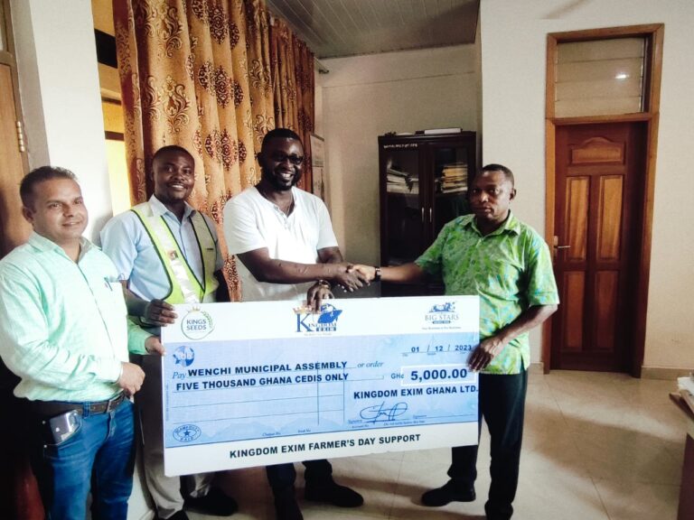 Kingdom Exim Group Donates Ghc 350,000 In Support Of The 39th Edition Of National Farmers’ Day