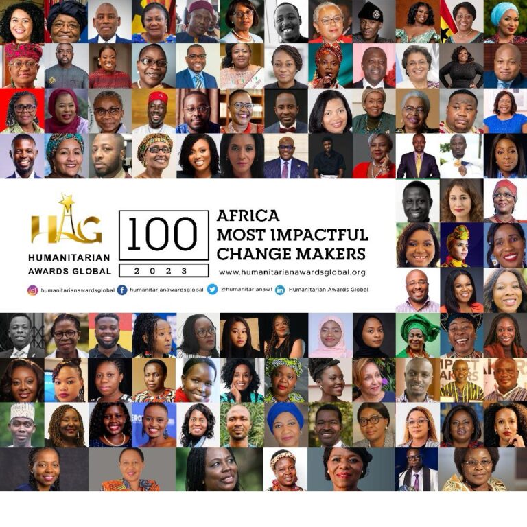 HAG 100 Most Impactful Change Makers in Africa 2023