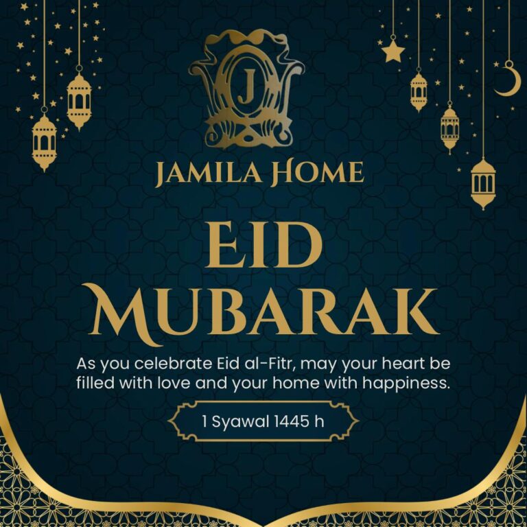 Jamila Home Wishes Moslims Happy Eid Mubarak