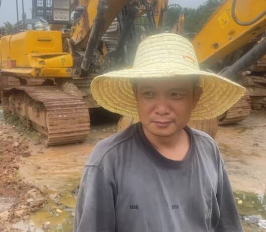 A Chinese miner came for his excavators